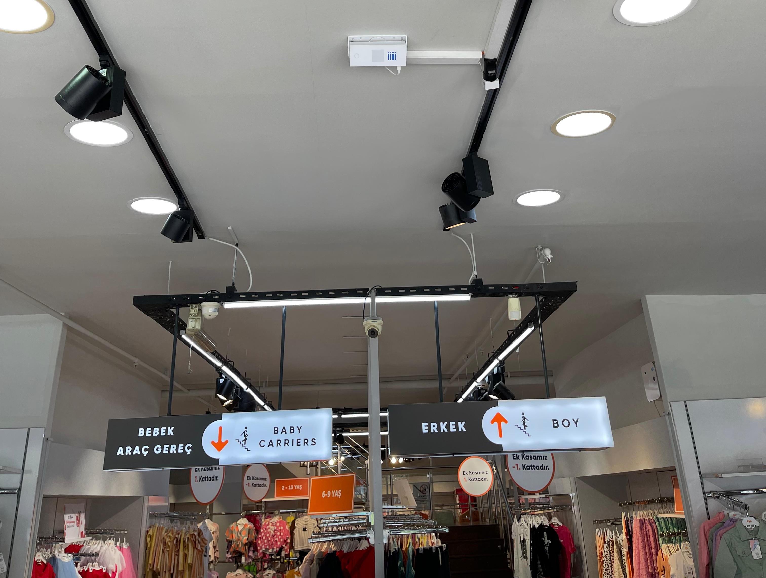 Sayiyo kişi sayım cihazı mağaza kurulumu 1