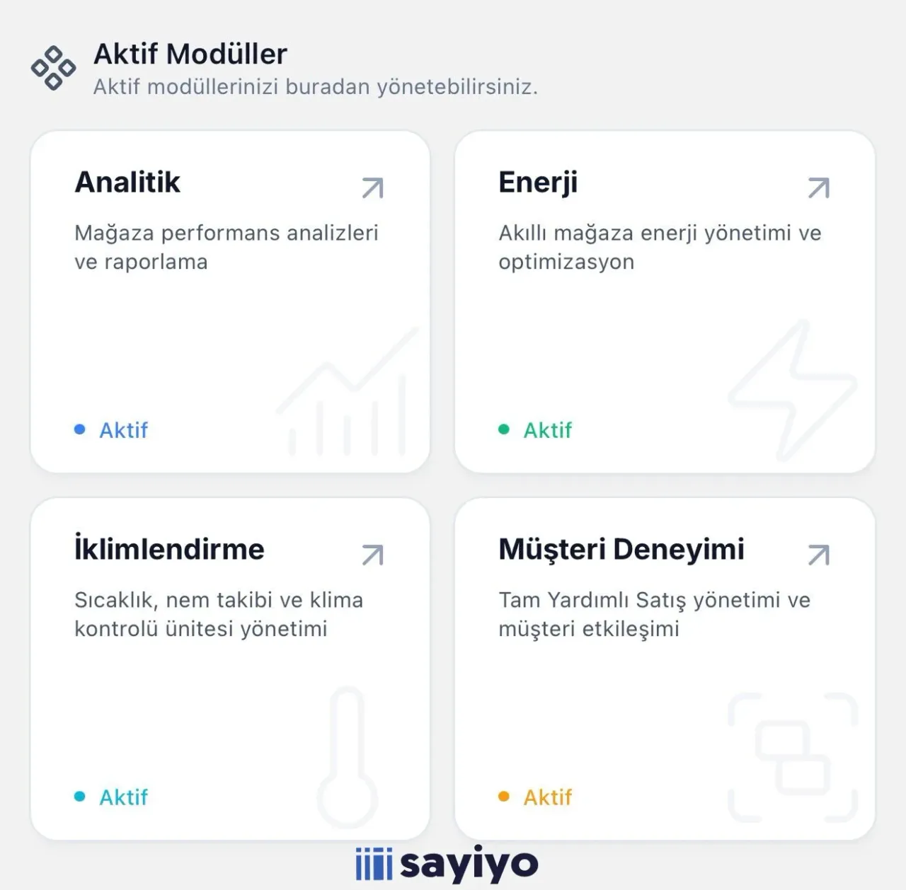 Sayiyo Mobile Ekran 1