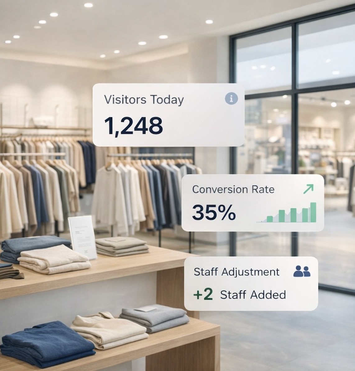 Mağaza önü kişi sayım sistemi