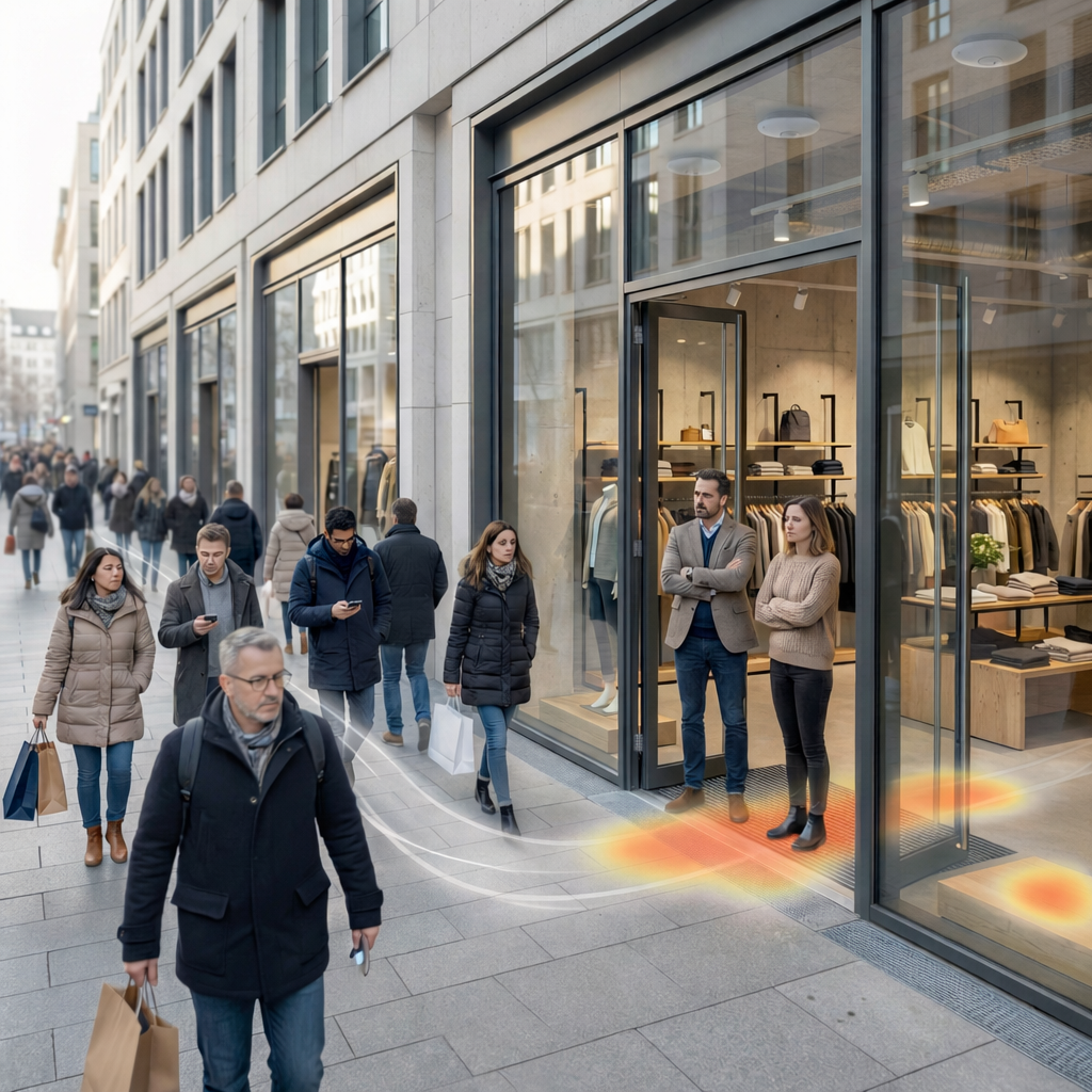 Mağaza önü yaya trafik analizi